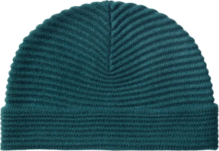 Ottoman Rib Wool & Cashmere Beanie