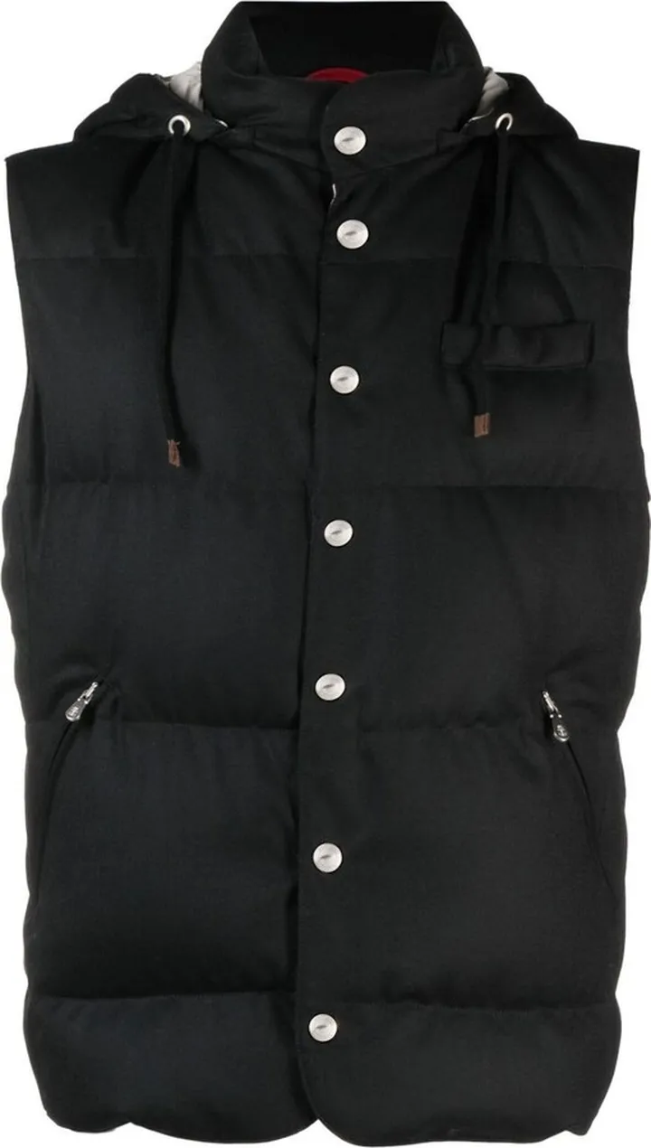 Hooded Down-Padded Gilet