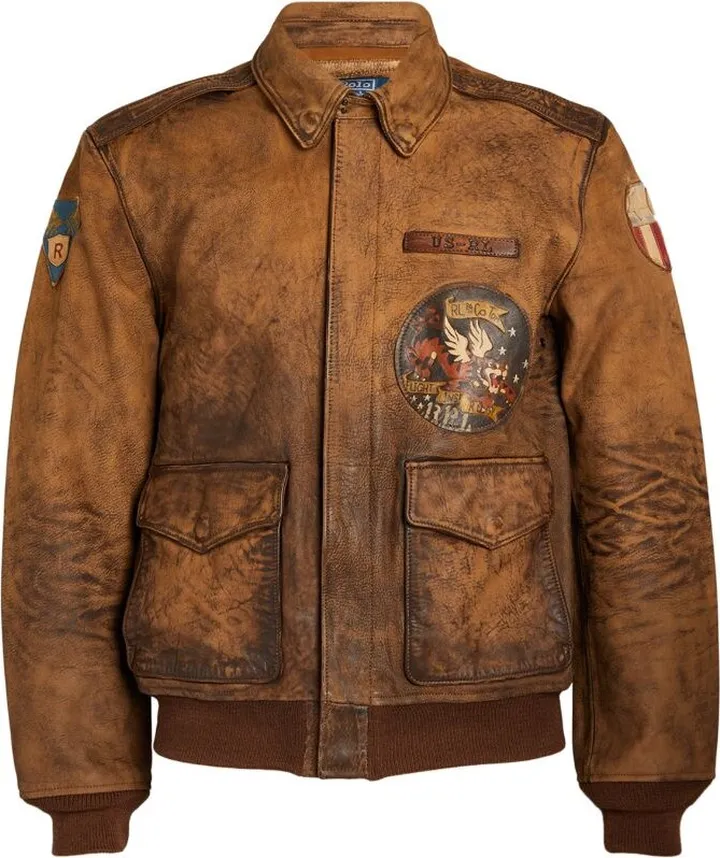 Polo Ralph Lauren Leather Aviator Jacket
