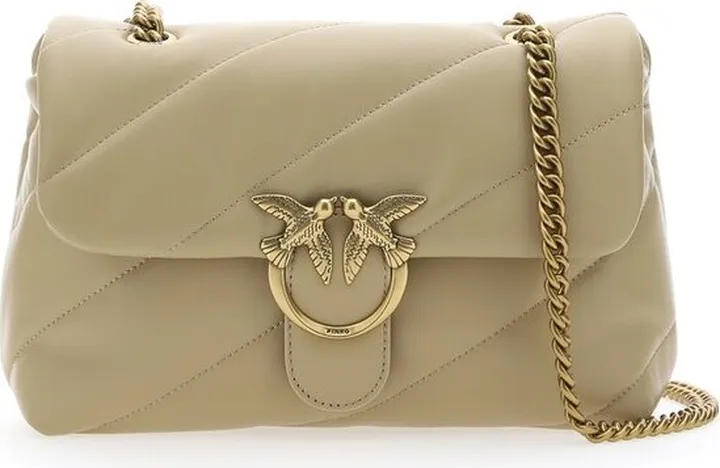 Pinko Love Classic Puff Logo Plaque Crossbody Bag