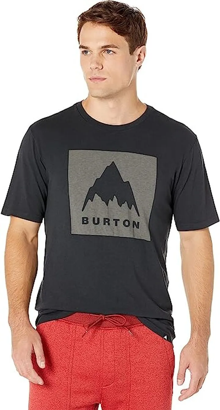 Burton Classic Mountain High Short Sleeve T-Shirt (True Black 2) Men's T Shirt