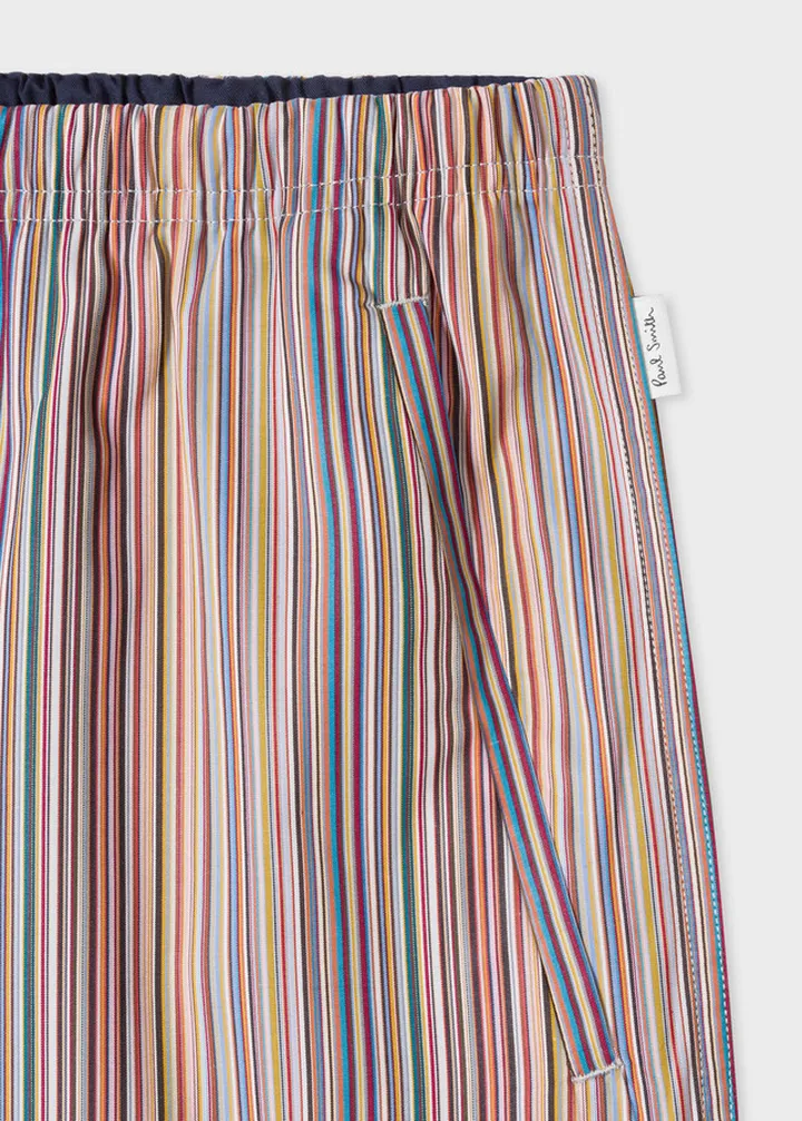 Signature Stripe Cotton Pyjama Shorts