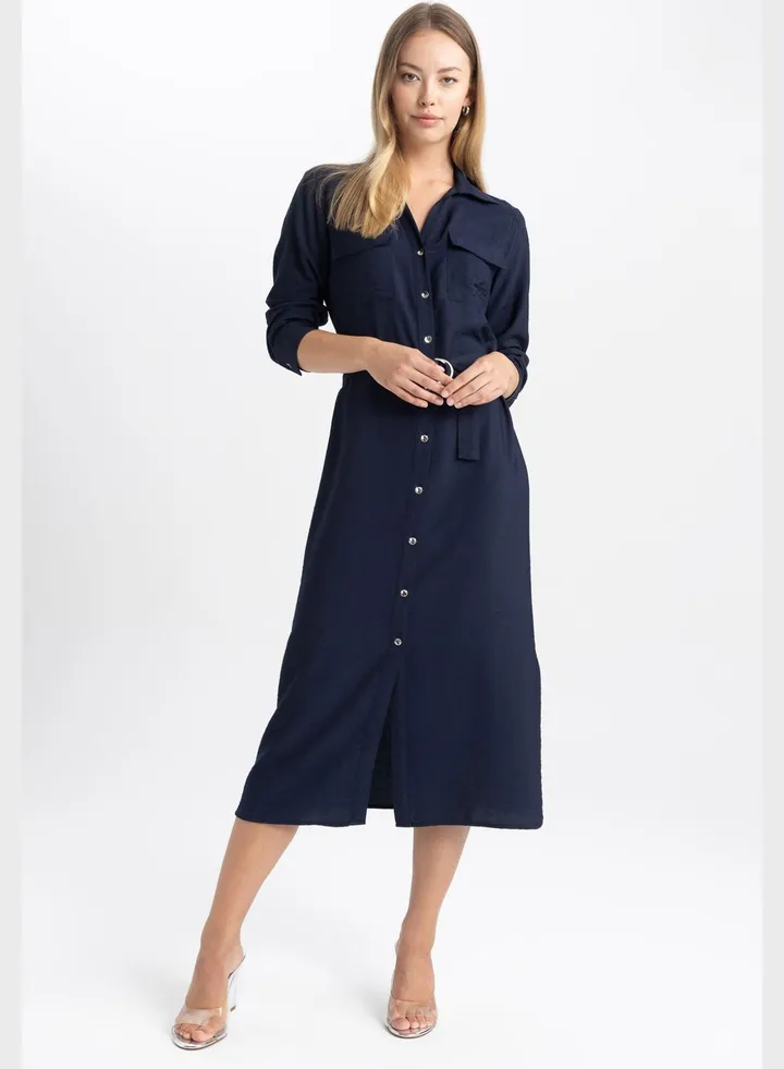 Button Detail Dress