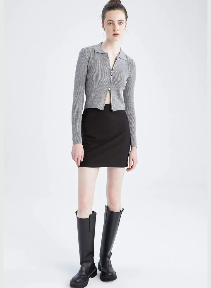 Woman Bodycon Dress Knitted Skirt