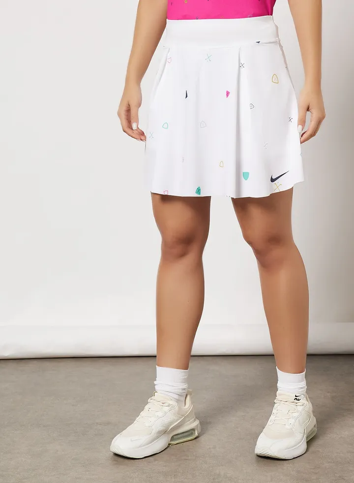 Club Skirt Long Printed Golf Skirt