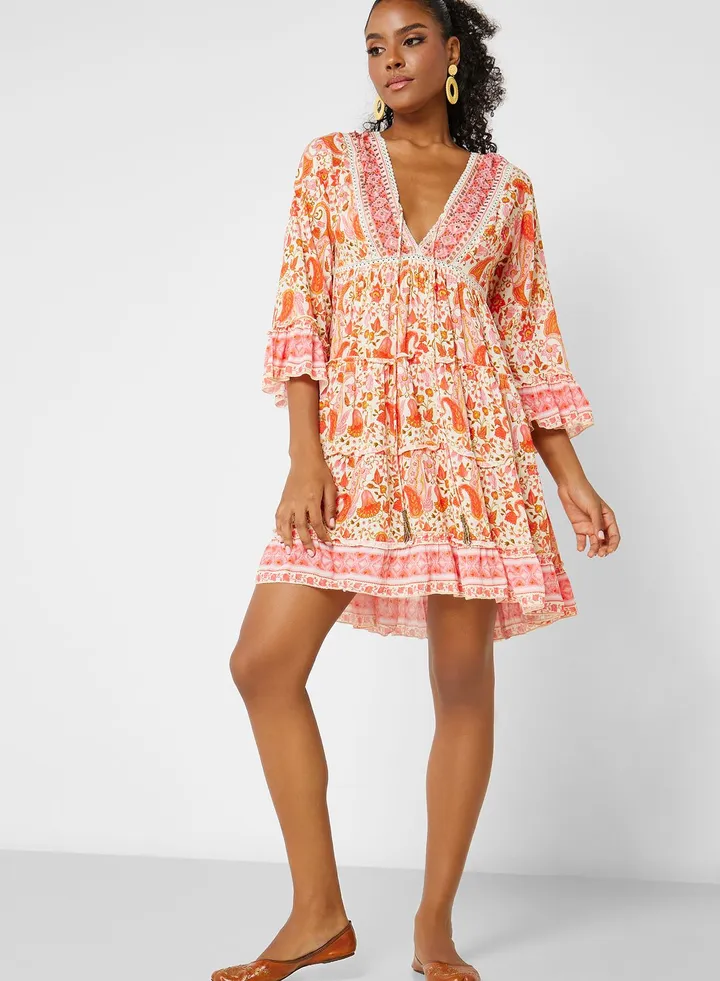 Frilled Detailed Dress