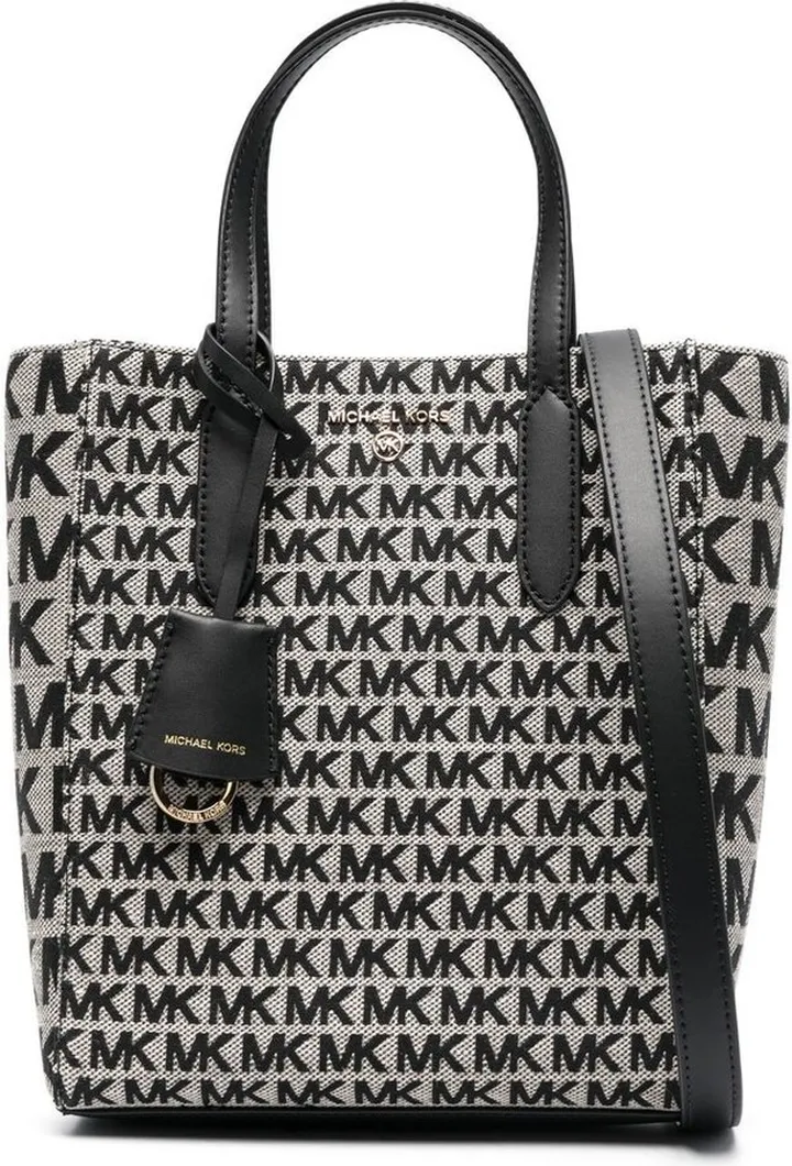 Monogram-Pattern Tote Bag