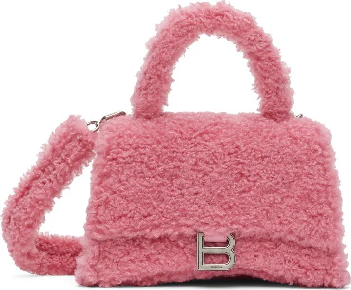 Balenciaga Pink Small Hourglass Bag