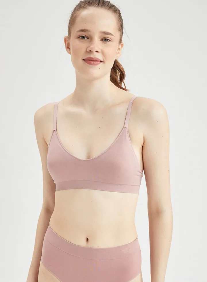 Plunge Neck Bra