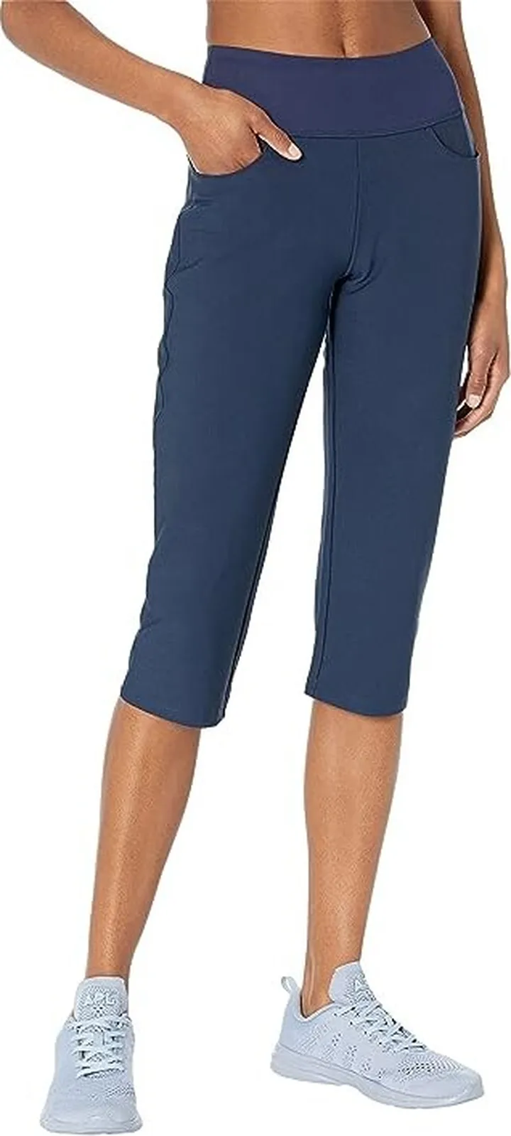 PUMA Golf Powershape Capris (Navy Blazer) Women's Clothing