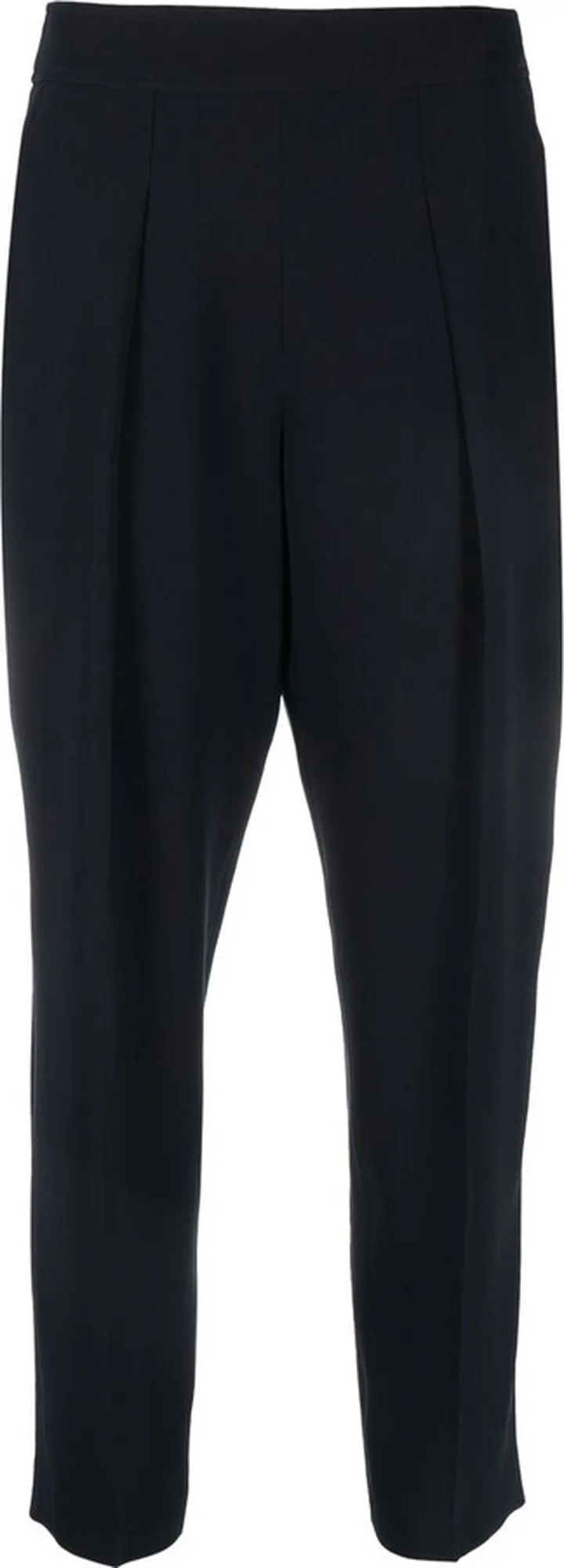 Pleated Cropped Trousers