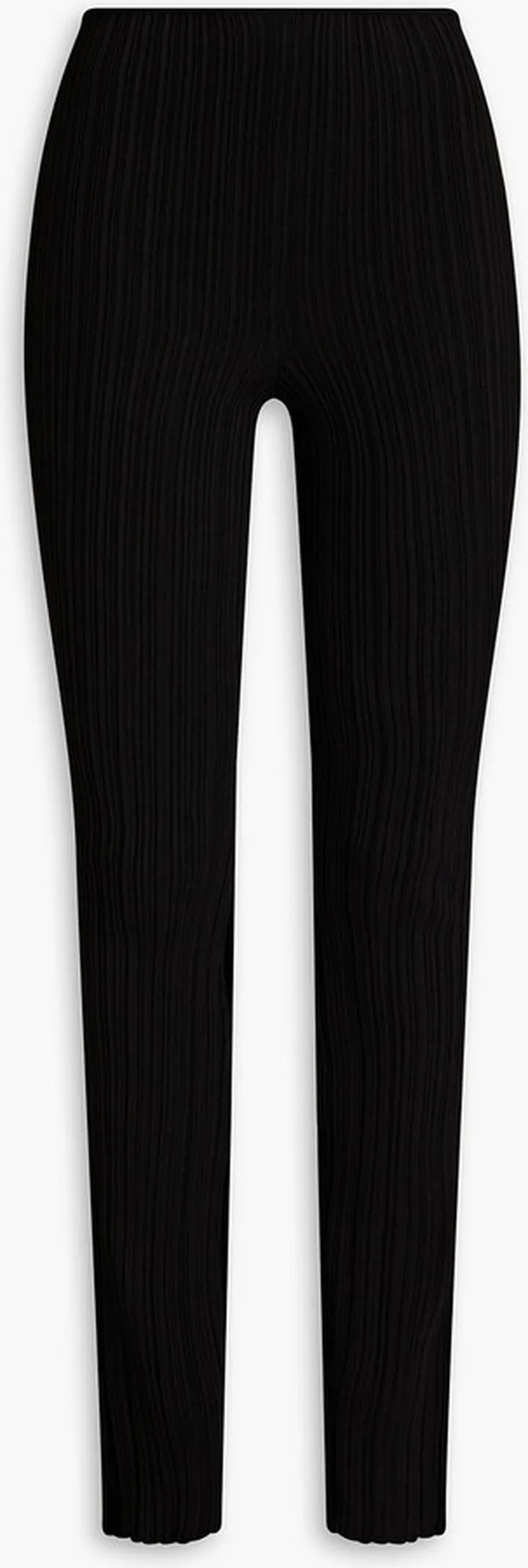 Ribbed-knit leggings