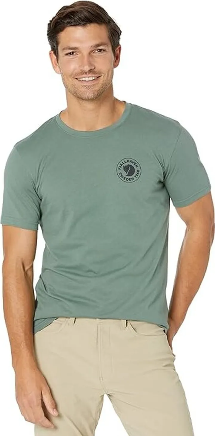 Fjallraven 1960 Logo T-Shirt (Patina Green) Men's Clothing