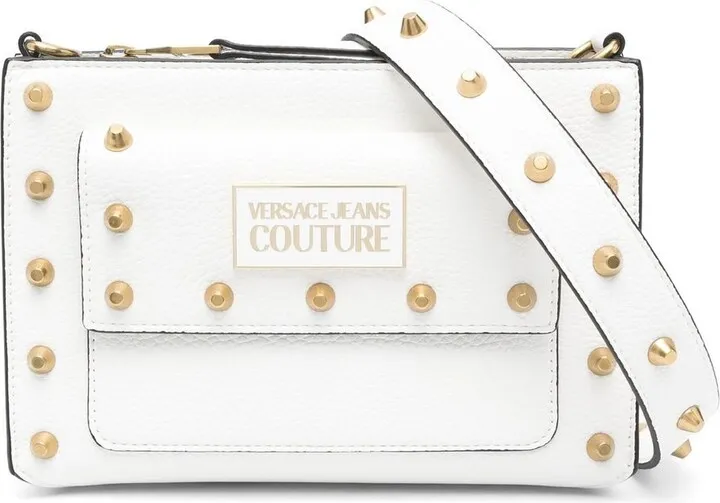 Logo-Stamp Studded Tote