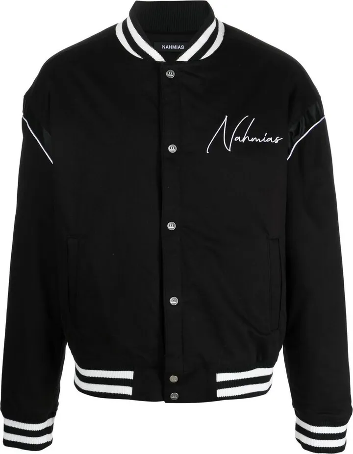Graphic-Print Bomber Jacket