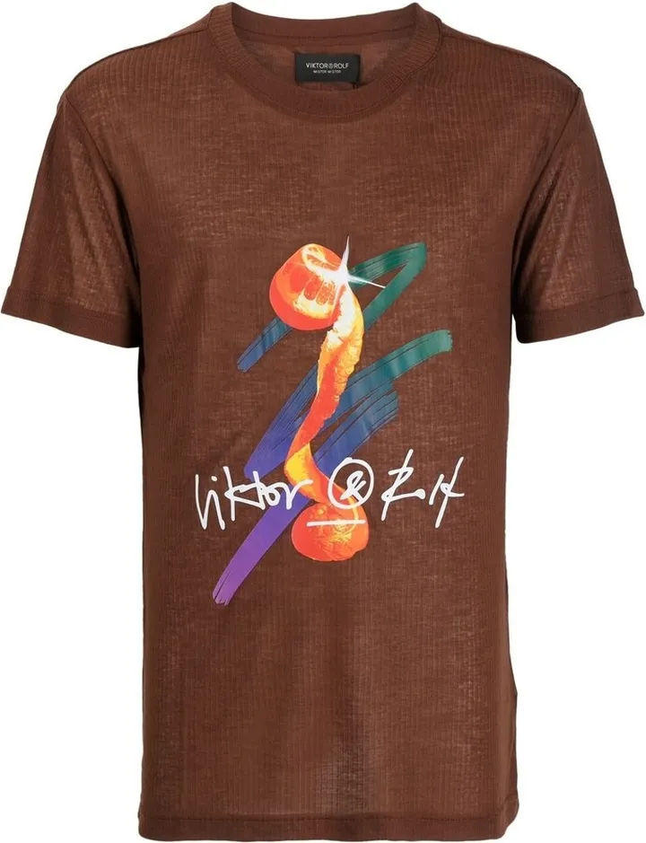 logo-print short-sleeved T-shirt