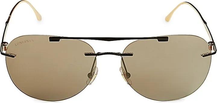 62MM Aviator Sunglasses