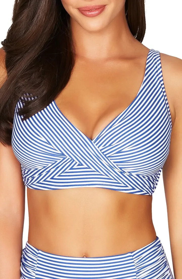 Sorrento Stripe Bikini Top