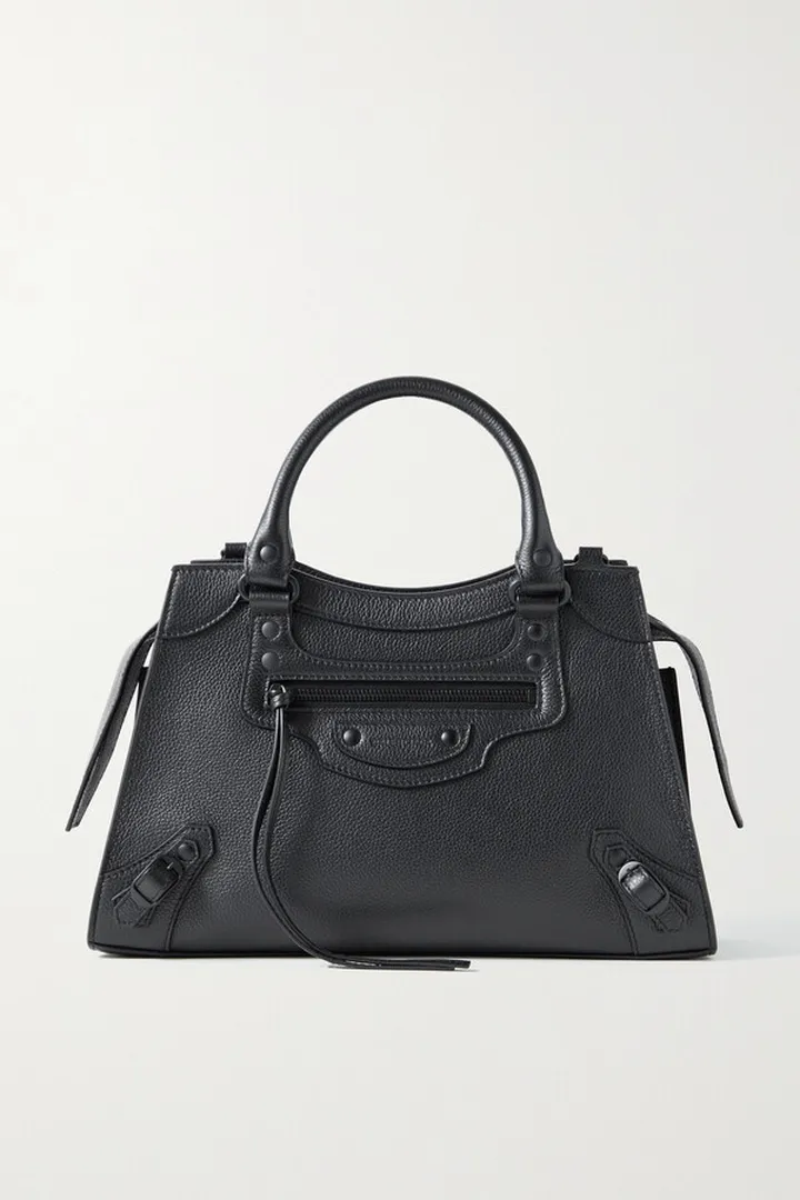 Balenciaga - Neo Classic City Textured-leather Tote - Black