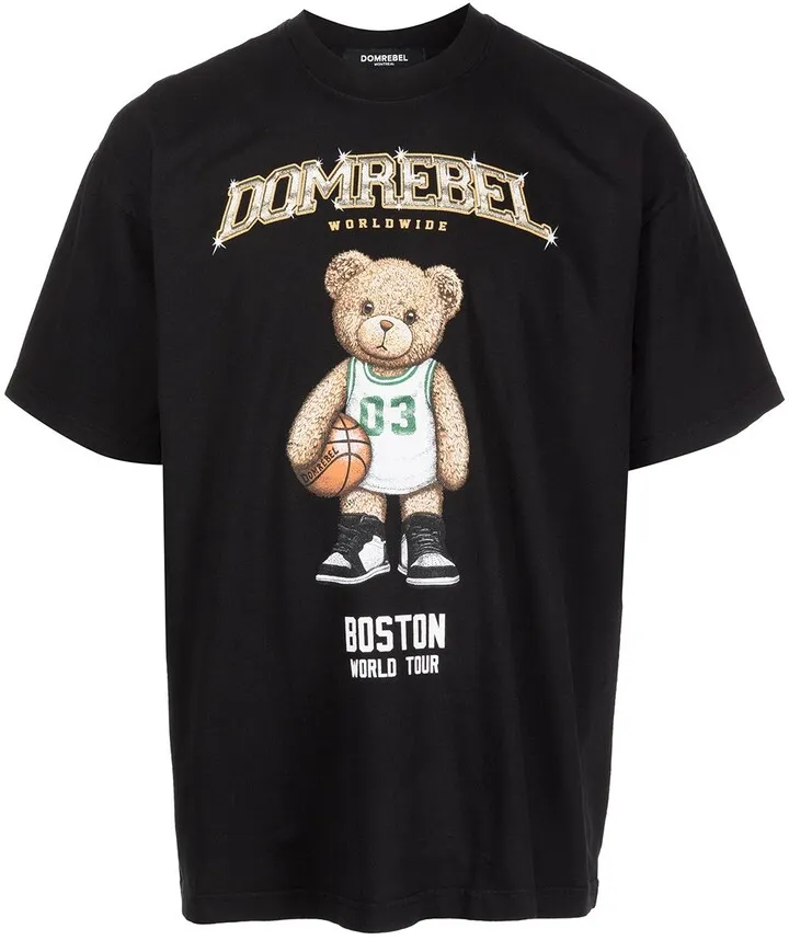 logo-print cotton T-shirt
