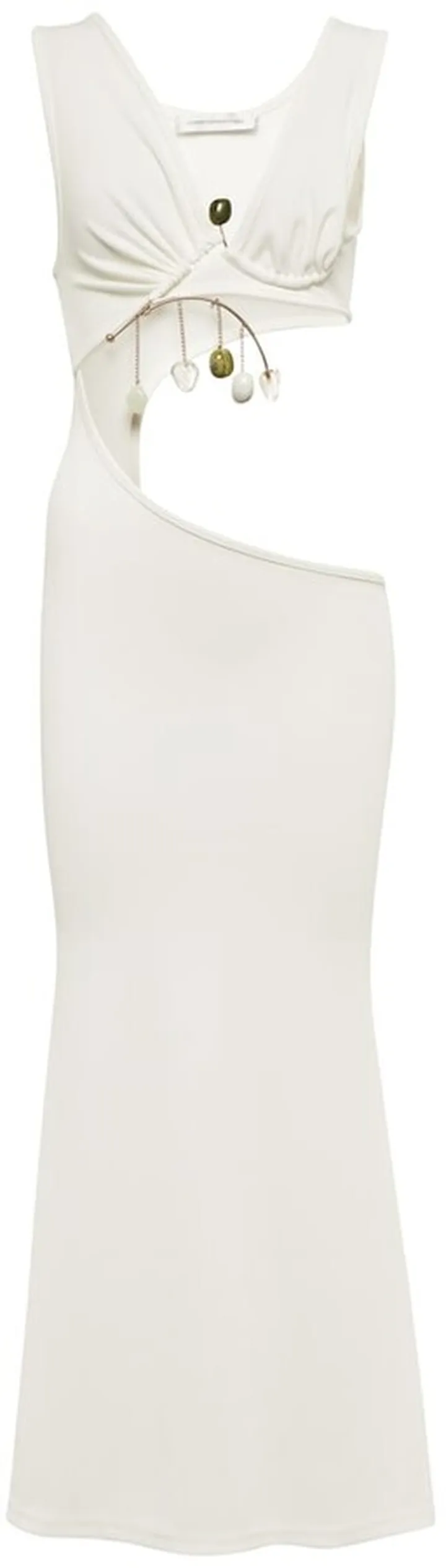 Embellished cutout maxi dress