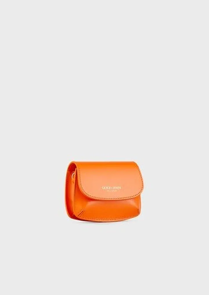 Mini la Prima charm handbag in palmellato leather
