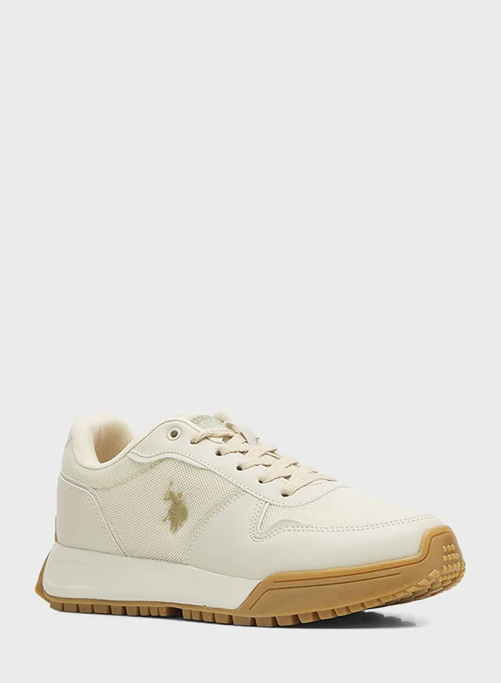 Lace Up Low Top Sneakers