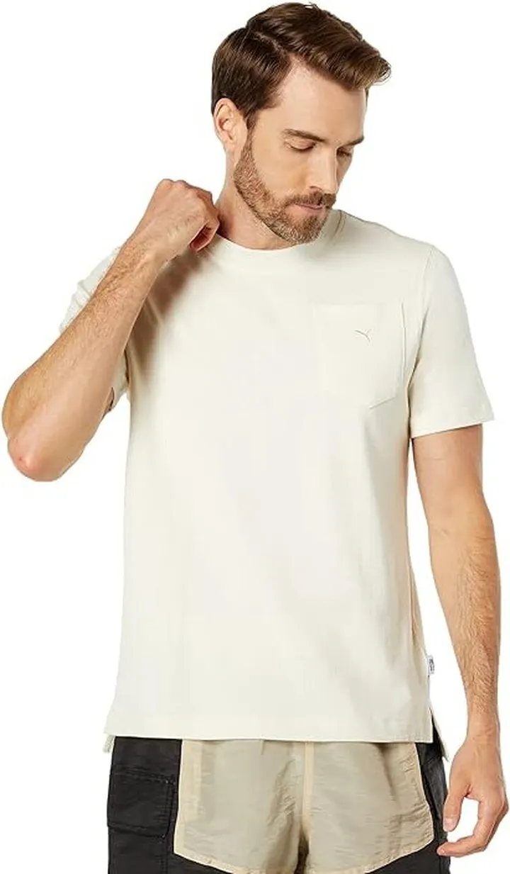 PUMA MMQ Pocket Tee (Ivory Glow) Men's T Shirt