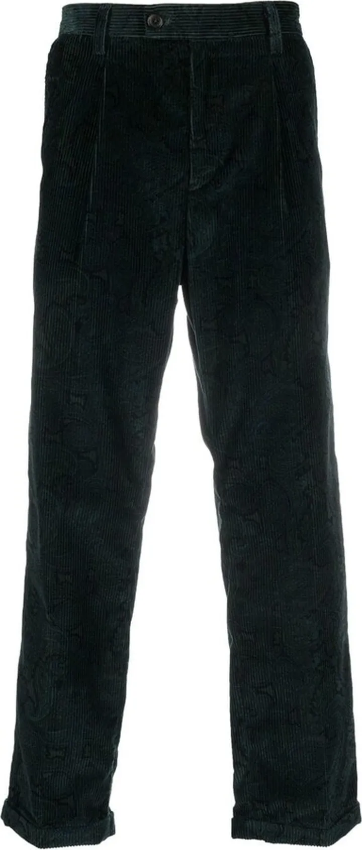 Corduroy Straight-Leg Trousers