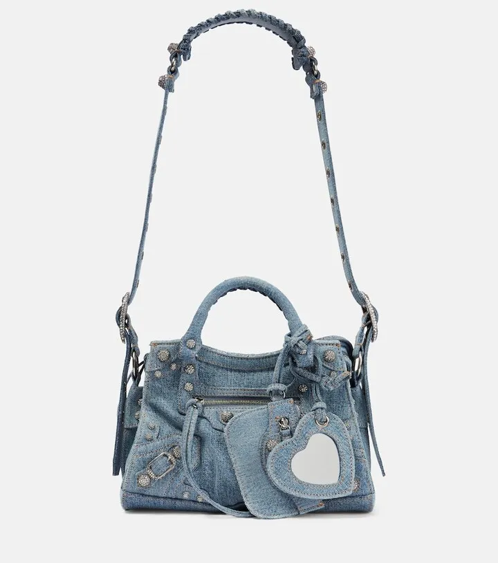 Neo Cagole XS denim shoulder bag