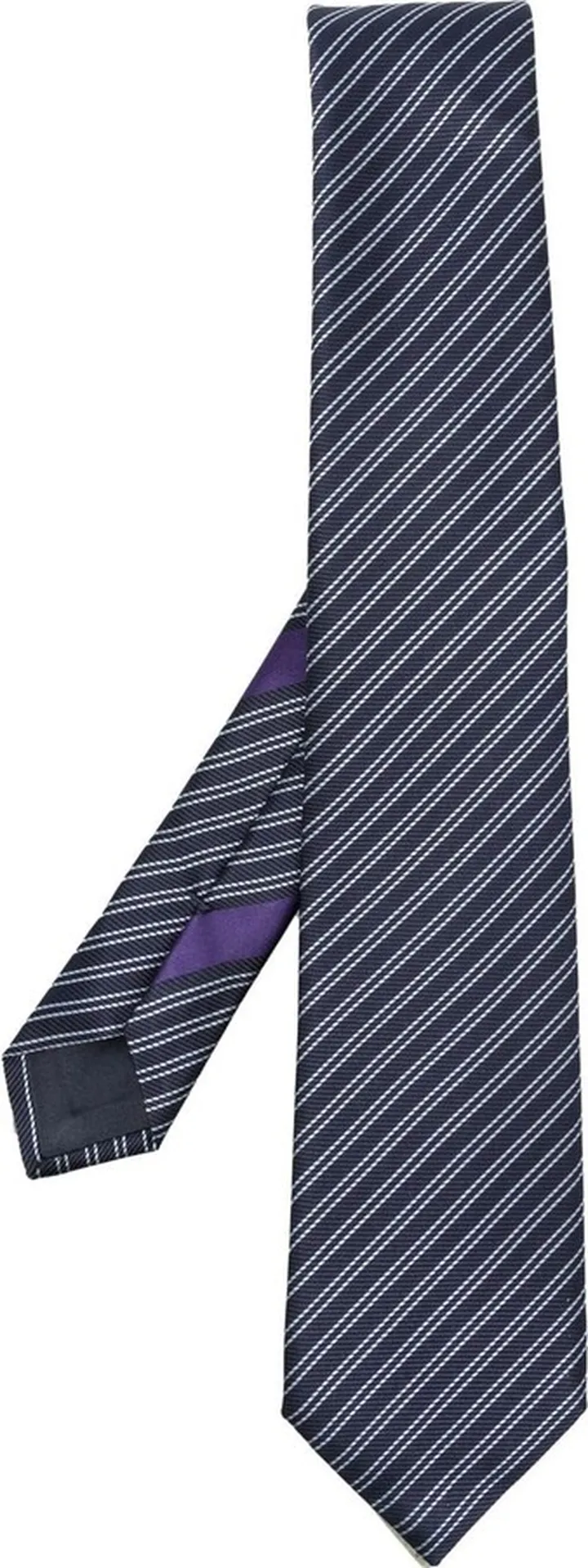 Diagonal Stripe Silk Tie