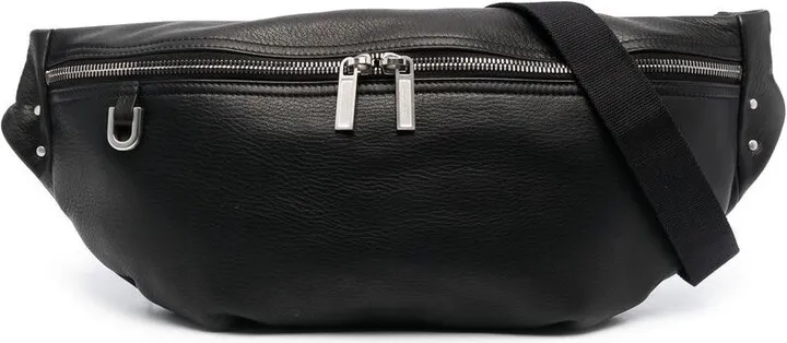 Grained-Leather Belt Bag