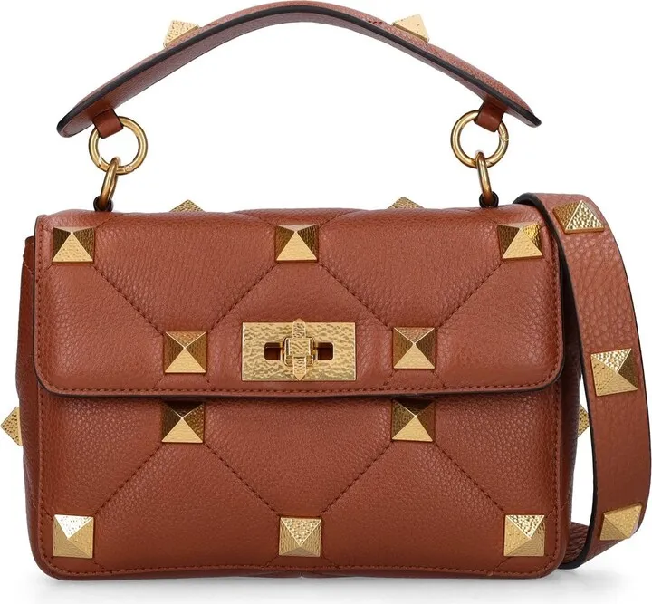 Medium Roman Stud leather shoulder bag