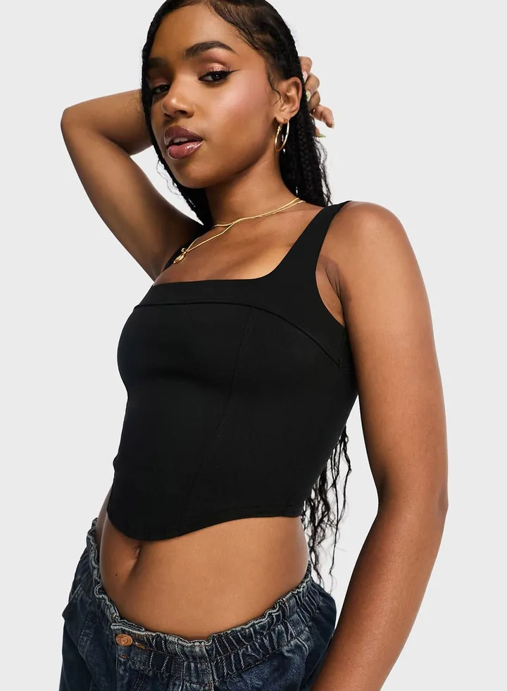 Plunge Neck Top