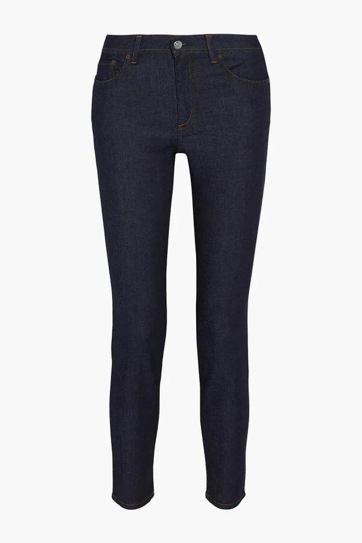 Climb cropped low-rise skinny jeans