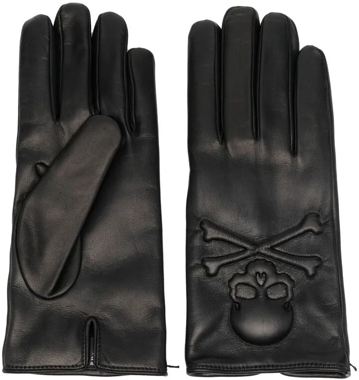 Cashmere-Lined Leather Gloves