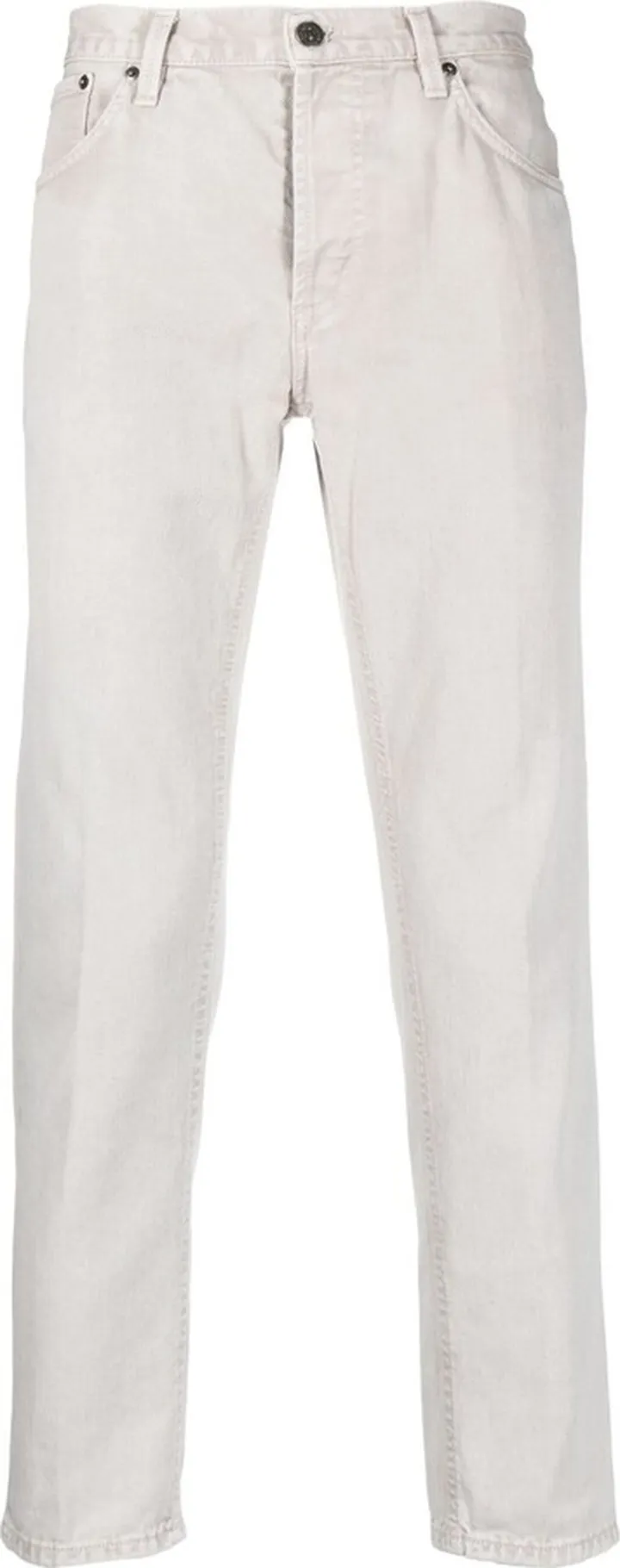 Cropped Straight-Leg Trousers