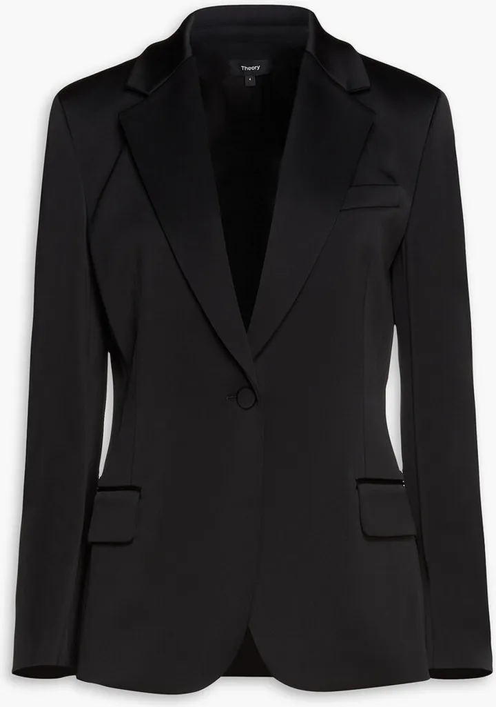 Satin blazer