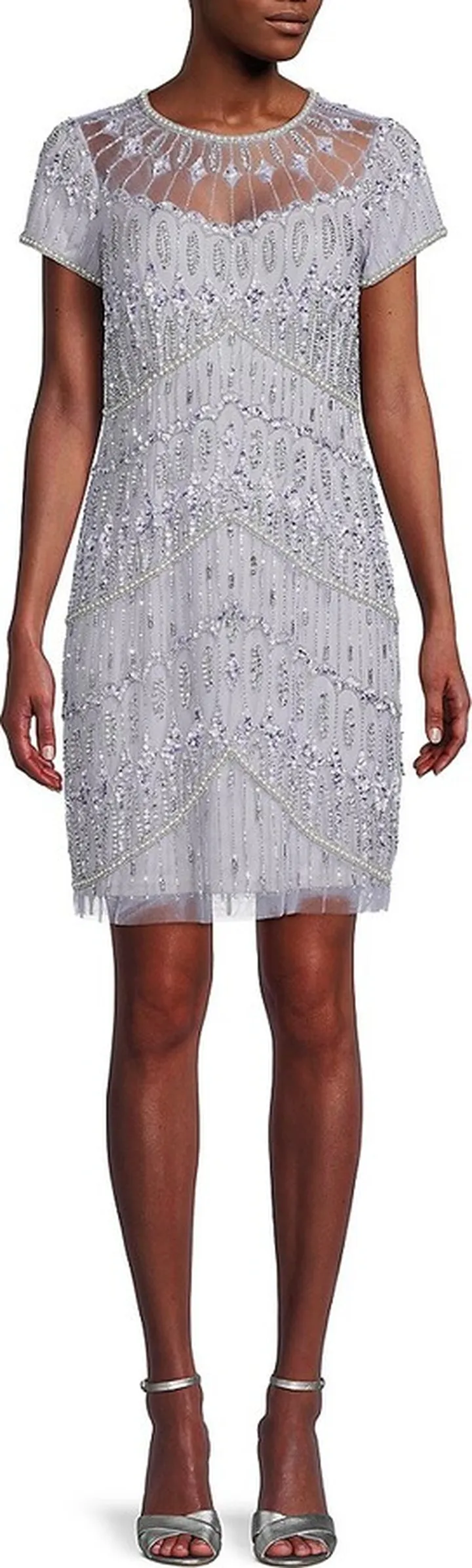 Embellished Sheath Dress