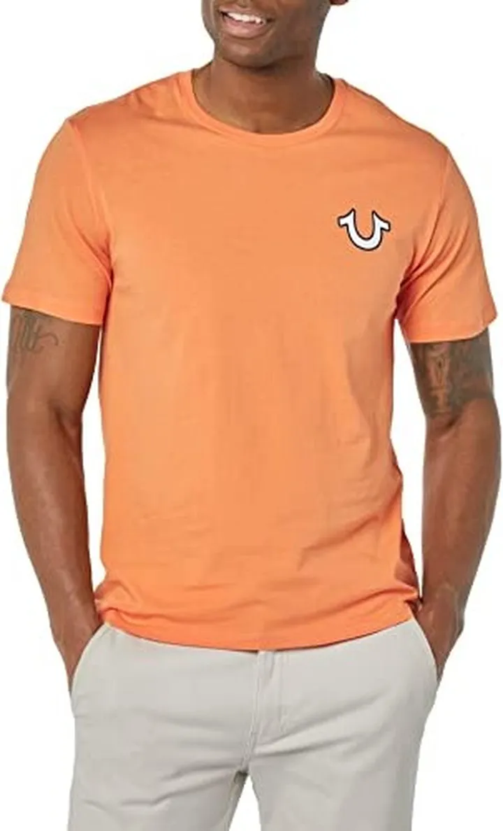 True Religion Men's Buddha Logo Short Sleeve Tee