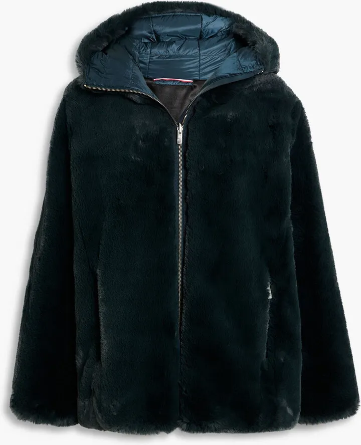 Mongie faux fur hooded jacket