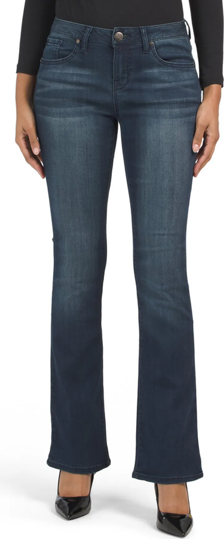 Silky Slim Bootcut Jeans