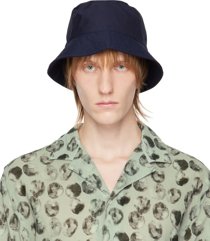 Officine Générale Navy Bob Bucket Hat