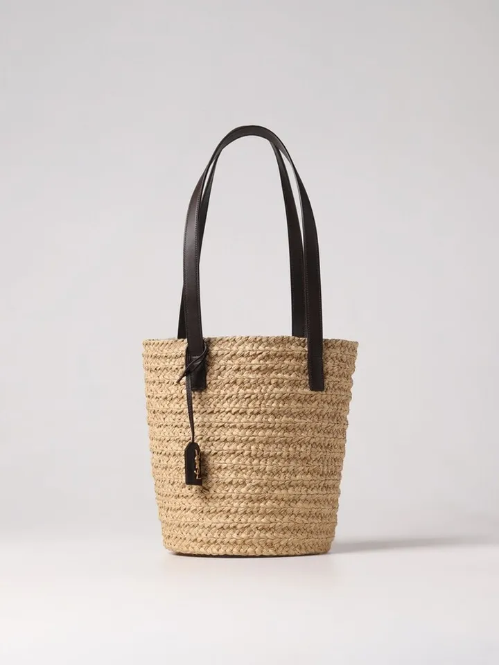 Saint Laurent bag in raffia and leather