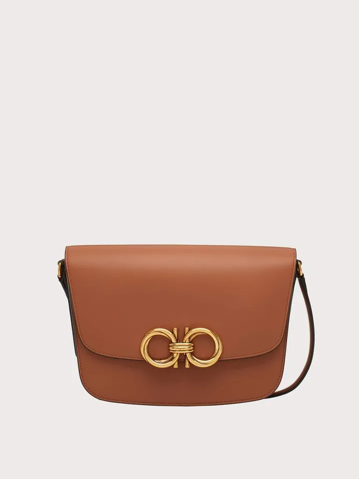 Ferragamo Women Trapezio crossbody bag Brown