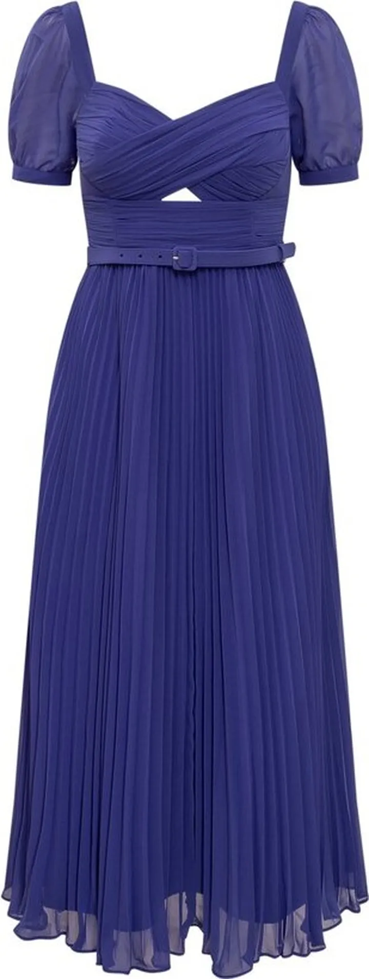 Self-Portrait Chiffon Midi Dress