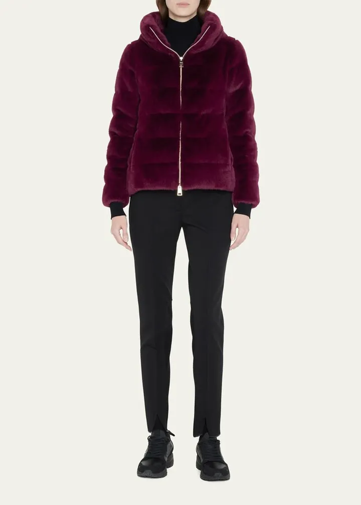 Faux Fur Puffer Coat