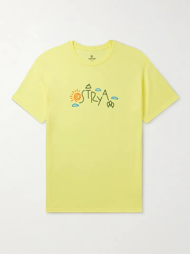 Sunrise Equi-Tee Logo-Print Cotton-Blend Jersey T-Shirt