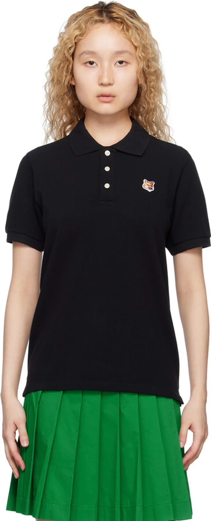 Maison Kitsuné Black Fox Head Polo