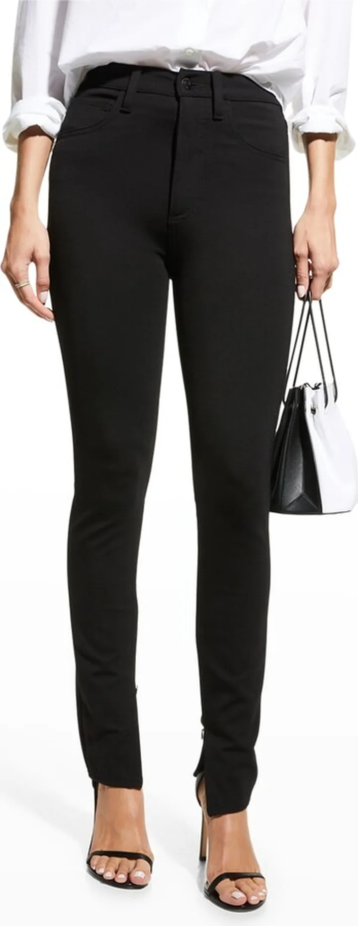 Kendall Skinny Zip-Cuff Pants